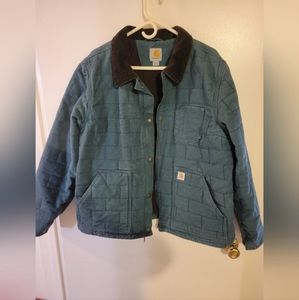 Carhartt heavy duty blue coat